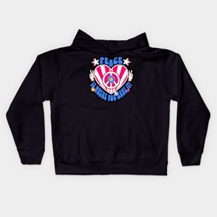 Peace Is Where You Make It Kids Hoodie